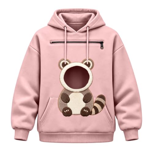 Cute Pet Pouch Hoodie For Women Cat Dog Carrier Hoodies Puppy Sweatshirt - image 3