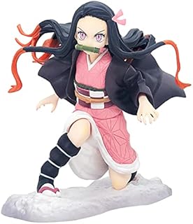 Demon Slayer Figure simyron Demon Slayer Nezuko Figure 12 cm Nezuko Figure PVC Collectible Models Figures powerful punching and kicking poses Cake Toppers for Children's Birthday Party