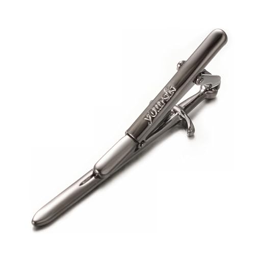 Image of Yoursfs Vintage Scottish Sword Tie Clips for Men Personalised Tie Clips Funny Sword Tie Bars Unique Cool Tie Pin for Men's Jewelry