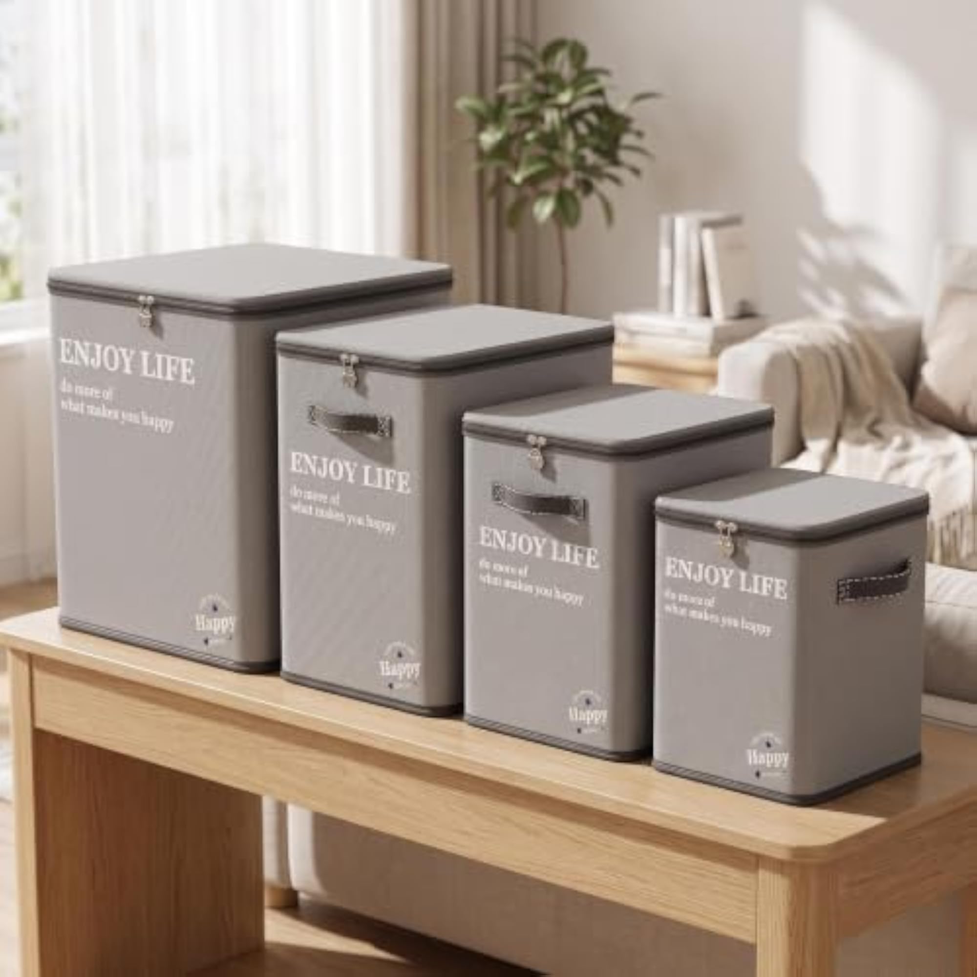 Foldable Storage Box with Password Lock