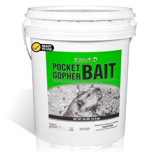 Kaput-D Pocket Gopher Bait Bucket 30 lbs