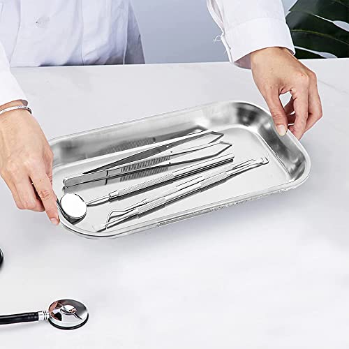 4 Pezzi Vassoio da Laboratorio, Vassoio Medico