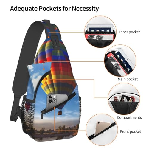 Bolso cruzado bandolera para hombre y mujer estilo urbano miniatura 4