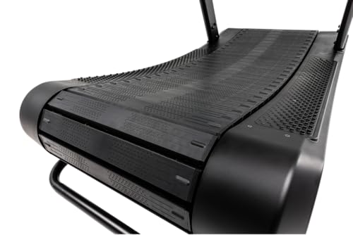 Image of SOLE C80 Curved Manual Treadmill - Self-Powered Motorless Running Machine with Slat Belt, 8 Magnetic Resistance Levels, Bluetooth LCD Console, 19 inch x 62 inch Deck, 330 lb Capacity for Home Gym Cardio