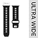 Adorique Sport Bands 6-Pack Compatible with Apple Watch Ultra 2 Band 49mm 46mm 45mm 44mm 42mm, Wide Soft Silicone Wristbands Waterproof Strap Men for iWatch Series 10 9 8 7 6 5 4 3 SE Ultra