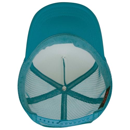 Image of OTTO Polyester Foam Front 5 Panel High Crown Mesh Back Trucker Hats in 97, Bulk, Wholesale