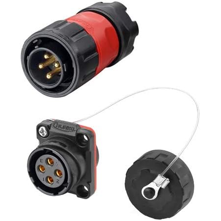 Aazon.co: HangTon LP20 3 Pin Aviation Circular Connector Quick - View #12