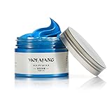Temporary Blue Hair Wax 4.23oz, Instant Hairstyle Mud Cream, Hair Pomades for Party, Cosplay, Nightclub, Masquerade, Halloween.(Blue)