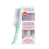 Tangle Teezer Ultimate Detangler Hairbrush, Eliminates Knots & Reduces Breakage, Mini Hair Brush for Travel, Small Hands & All Hair Types, Wisteria Leaf