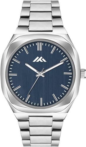 Image of PAPIO Analog Classic Silver Color Stainless Steel Band Watch for Mens and Boys