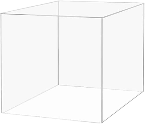 Vista 24 de Marketing Holders Soportes de exhibición de acrílico de 2 pulgadas a 8 pulgadas de alto, 7 piezas de plástico transparente para encimera, pedestal