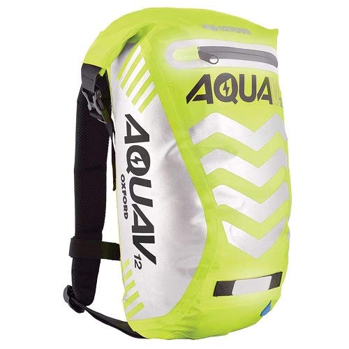 Preisvergleich Produktbild Oxford Aqua V 12 Extreme Visibility Waterproof Reflective Backpack - Yellow