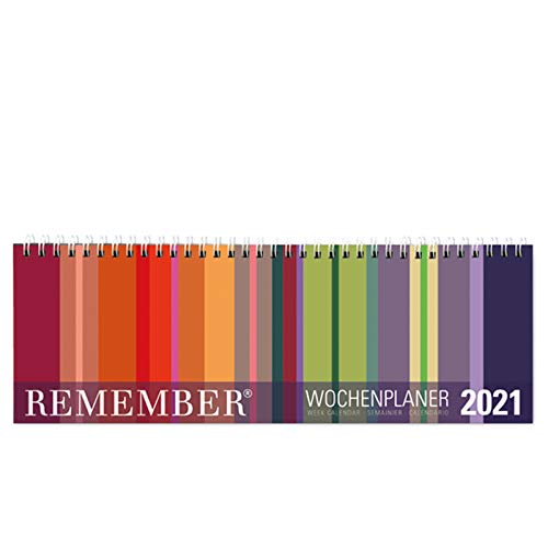 Remember Wochenplaner 2021 Bunt, WO21