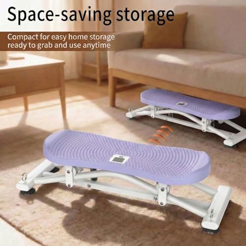 Image of Balance Board for Adults, Rocking Stepper with Resistance Bands, Portable Wobble Board with LCD Monitor, 300 lbs Capacity Ski Trainer for Full Body Workout at Home Gym