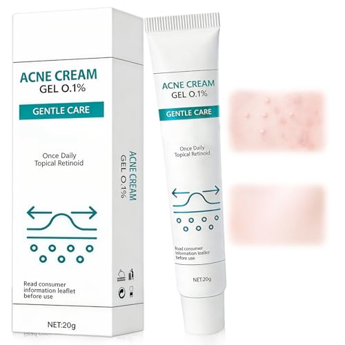 20g Ungüento Anti Acné, Gel Para Eliminar El Acné, Crema Hidratante Piel, Mejora Las Imperfecciones De La Piel, Desvanecer las marcas rojas del acné, Ideal para Todo Tipo de Pieles