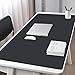 Produktbild Multifunktionale Protecter Schreibtischunterlage,Pu Leder Gaming Mauspad Hochwertige Große Mauspad Für Büro Startseite Wasserdicht Schreibtischunterlage Schwarz 100x60cm(39x24inch)