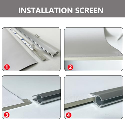 Image of Poster Banner Sign Holder, Slide Rail Hanger Bar Kit, Large (36 inch)