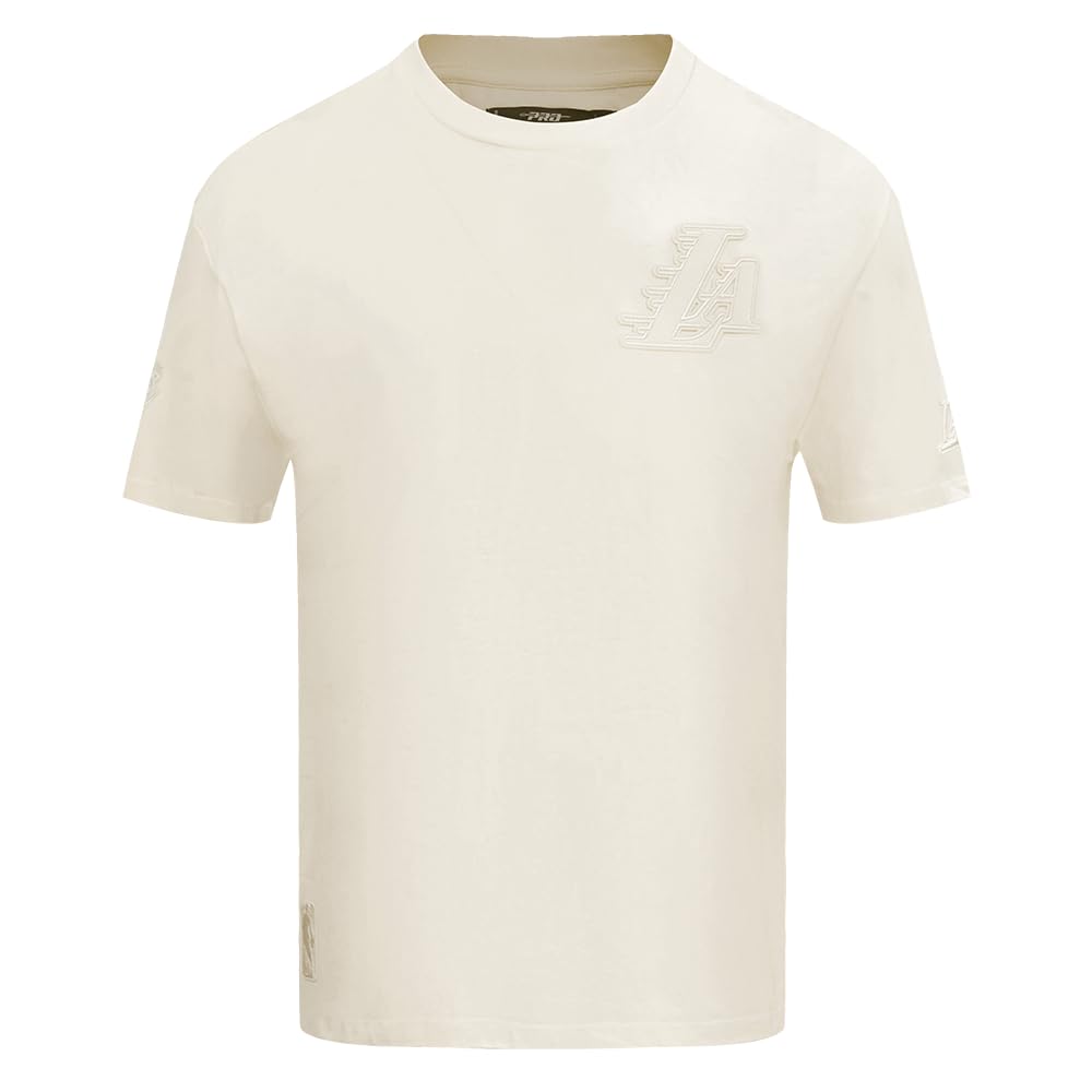PRO Standard Men's NBA Neutral Short Sleeve Tee, Eggshell