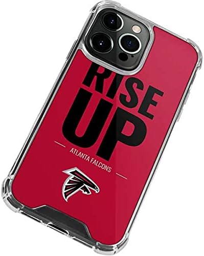 Skinit Clear Phone Case Compatible with iPhone 13 Pro - Officially Licensed NFL Atlanta Falcons Team Motto Design