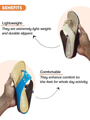 Image of B-Style Branded casual sandals for women trendy casual footwear for womens Soft Premium wedge heels women stylish lightweight womens wedges daily fashion