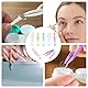 GIONAR 6 Stück Kontaktlinsen Einsetzhilfe, Kontaktlinsen Pinzette, Kontaktlinsen Entfernen, Kontaktlinsen Inserter Remover, Kontaktlinsen Hilfe Zum Einsetzen mit Saugnapf Bunte Contact Lens Tweezers