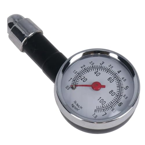 AB Tools Tyre Wheel Pressure Dial Gauge 10-100psi Measure Bike/Car TE018
