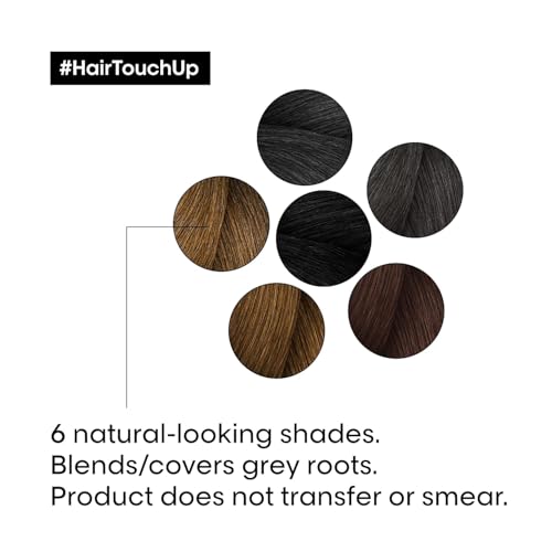 L'OREAL PROFESSIONNEL - Spray Retouche Racines Hair Touch-Up - Teinte Brun - Résultat Naturel & Sans Démarcation - Résiste À l’Eau - S’élimine En 1 Shampoing - Cheveux Colorés - 75 ml