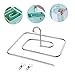 HAKIDZEL Stainless Steel Spiral Blanket Hanger with Clips Quilt Drying Rack for Bed Covers All-Around Sun-Cure Spiral Design Space-Saving Clothes Drying