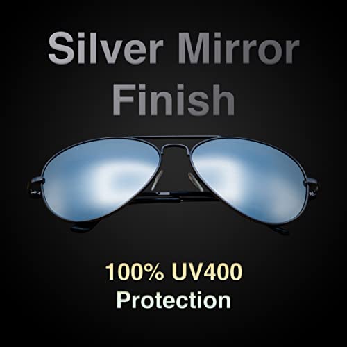 Goson Aviator Sunglasses for Men and Women, UV400 Protection, Retro Style, Great for Driving, Outdoor Activities3