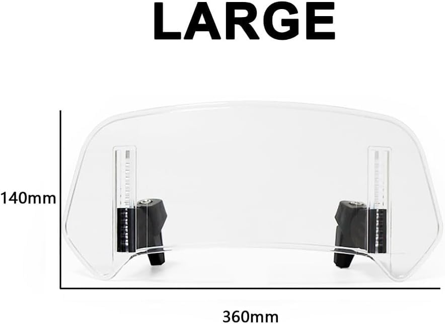 Rallonge de bulle Yamaha SR 400 protection multi-angle réglable - 3