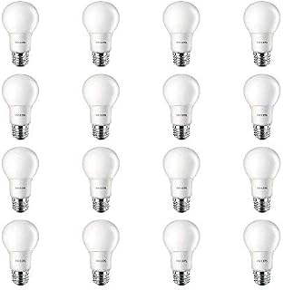 Philips LED Non-Dimmable A19 Frosted Light Bulb: 800-Lumen, 2700-Kelvin, 10-Watt (60-Watt Equivalent), E26