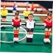 BESPORTBLE 4pcs Foosball Player Figures for Table Soccer Includes Uniforms and Uniforms Family Interaction and Hand-Eye Coordination for Soccer Games