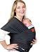 Baby Wrap Carrier for Newborn and Infant (Dark Grey Heather)