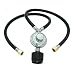 DozyAnt 2 Feet Y Splitter Two Hose Low Pressure Propane Regulator Connection Kit for Most LP LPG Gas Grill, Heater and Fire Pit Table, - Fit type 1 (QCC-1), 3/8" Flare swivel fitting