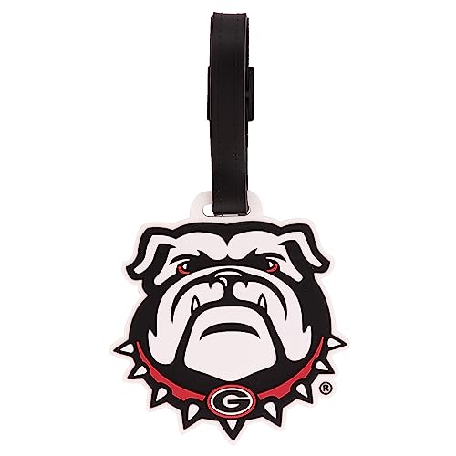 Desert Cactus University of Georgia Luggage Tag Bulldogs UGA Dawgs Tags Bag (PVC Luggage Tag - Design B)