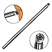 Wood Turning tool Finisher Carbide Tipped Wood Lathe turning bar With 12mm Round Carbide Insert and a Screw and star key wrench,for wood hobbyist or DIY or carpenter,Type R-12（Handle not Include）