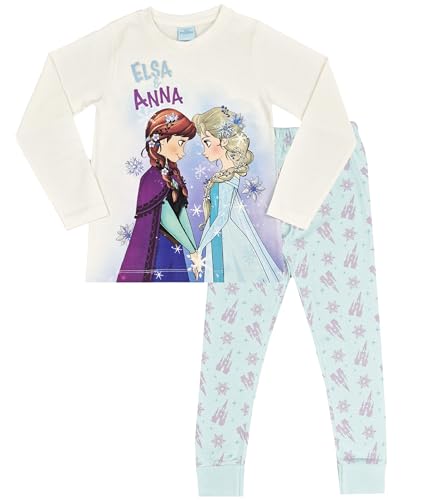 Disney Frozen Girls Pyjamas Elsa Anna Nightwear (Frozen Elsa & Anna, 4-5 Years) Multicolour