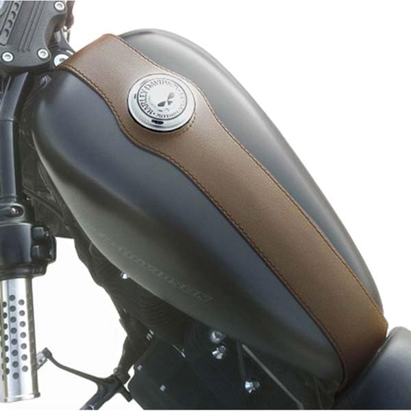 Made in Europa Copriserbatoio marrone compatibile con Harley Davidson Sportster 3,3 galloni