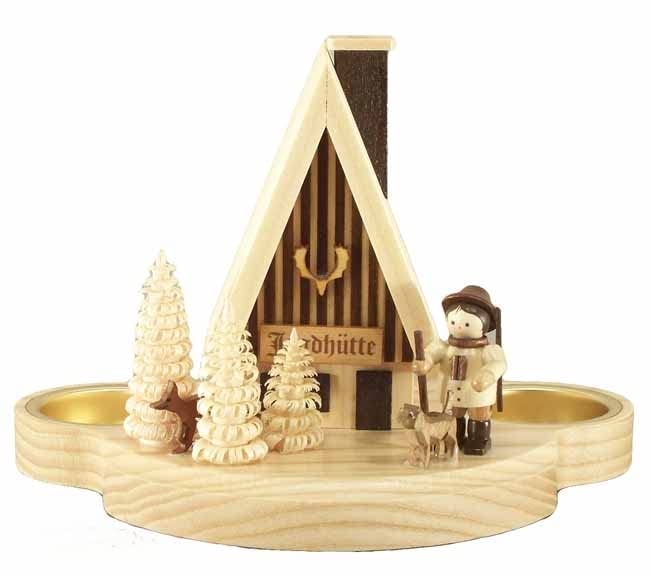 Fumoir brûleur encens éliminer les odeurs figurine bois Erzgebirge 12cm