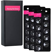 LA FEE Hearing Aid Domes for Oticon Minifit Single Vent Bass Domes 8 mm 30 Packs, Universal Domes for Oticon Hearing Aid Supplies