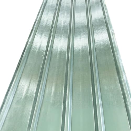 2 x UV-beständige Fiberglas-Dachplatten, 1,50 mm, Wellplatten für Wintergarten, Carport, Gewächshaus, robuste Verkleidung, 88,9 x 99,1 cm, wetterfest, leicht, einfach zu installieren 2 x UV-beständige Fiberglas-Dachplatten, 1,50 mm, Wellplatten für Wintergarten, Carport, Gewächshaus, robuste Verkleidung, 88,9 x 99,1 cm, wetterfest, leicht, einfach zu installieren