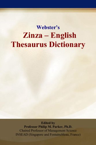 Webster’s Zinza - English Thesaurus Dictionary