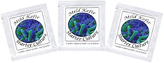 Kefir Starter Cultures - Pack of Freeze-Dried Culture Sachets For Creamy and Mild