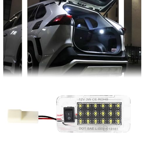 GSOWO lampe coffre Toyota RAV4 2022-2025 blanc accessoires