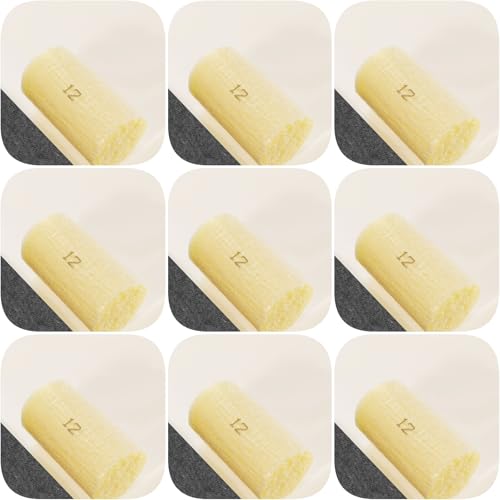 Image of Yglnden 10 Bundles Latch Hook Kit Colorful Yarn Bundles Cut Rug DIY Latch Hook Yarn for Handmake Craft Sewing Knitting for Adults (10 Bundles# Light Yellow)