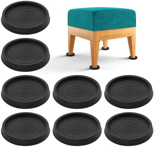 Non Slip Furniture Pads, 3x3 Caster Cups Furniture Leg Protectors, Anti Slip Furniture Cups - View #9