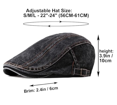 Quanhaigou unisex-adult Newsboy Hats Beret