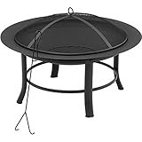 Mainstays 28-Inches Patio Outdoor Backyard and Fire Pit with Hardware Bag