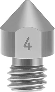 APAAZO 3D Printer Parts TC4 Titanium Alloy Nozzle MK8 Nozzle Reprap 0.2/0.3/0.4/0.5mm Compatible With Ender 3 CR10 Bluer SP-3 SP-5 (Size : 0.5mm)