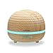 Essential Oil Diffuser, Swiftrans 300ml Aroma Wood Grain Ultrasonic Cool Mist Humidifier with 7 LED Color lights, 4 Timer Settings, Adjustable Mist Mode and Waterless Auto Shut-off for Office & Home
